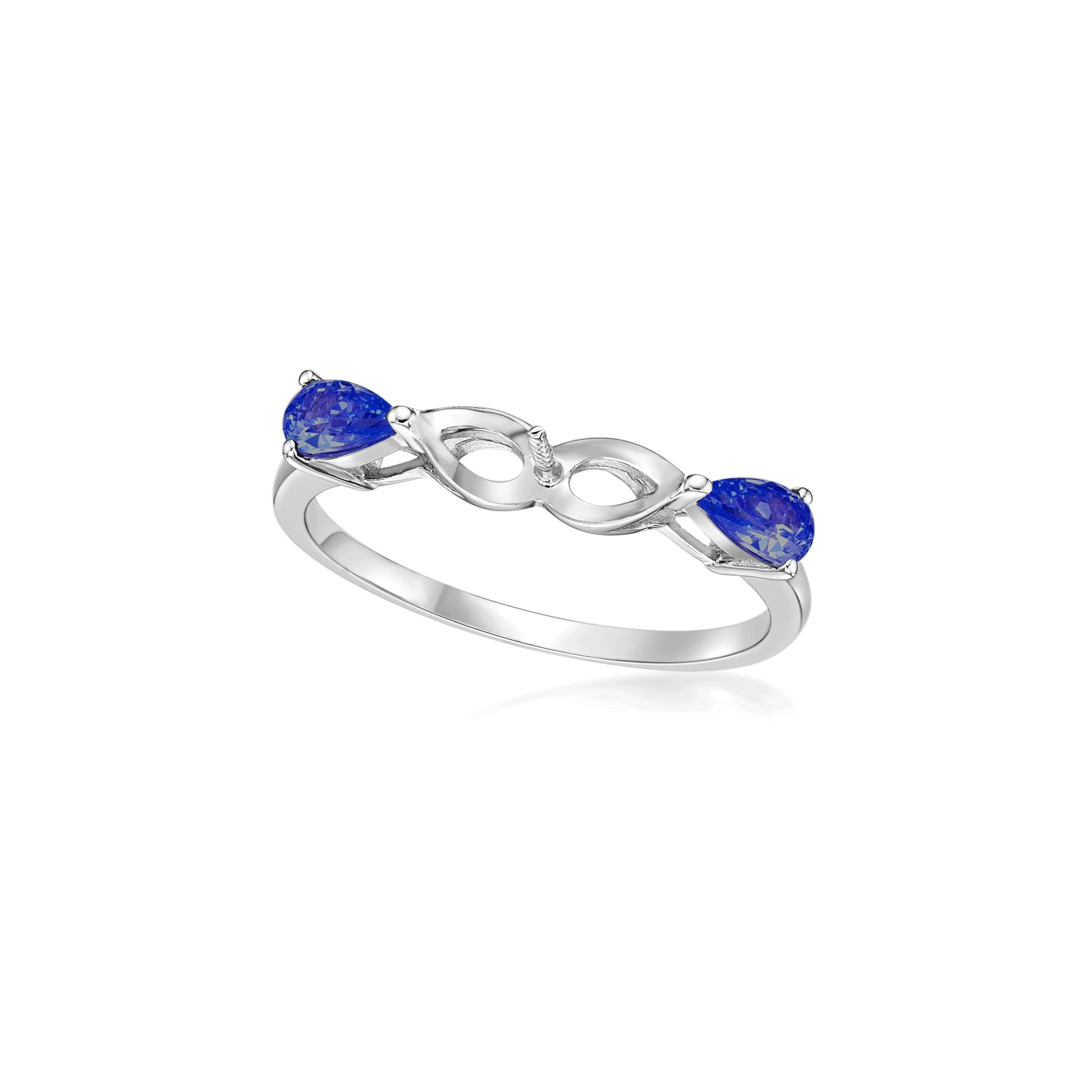 Customizable 925 Sterling Silver Pearl Ring Base for DIY Projects Pearl Ring Mount - Ideal for Jewelry Designers