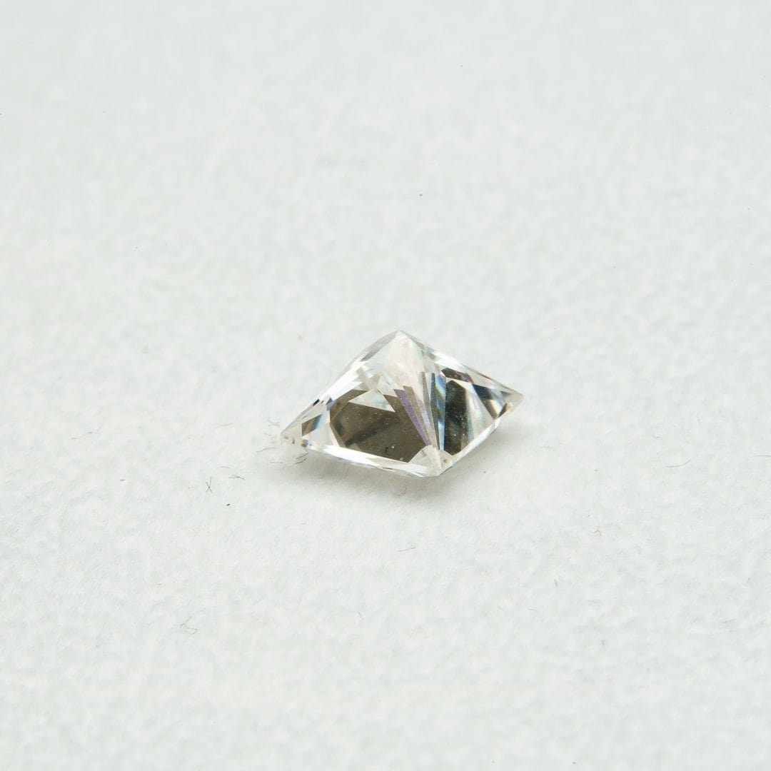 7.5mm loose moissanite 2.5ct princess cut square def color