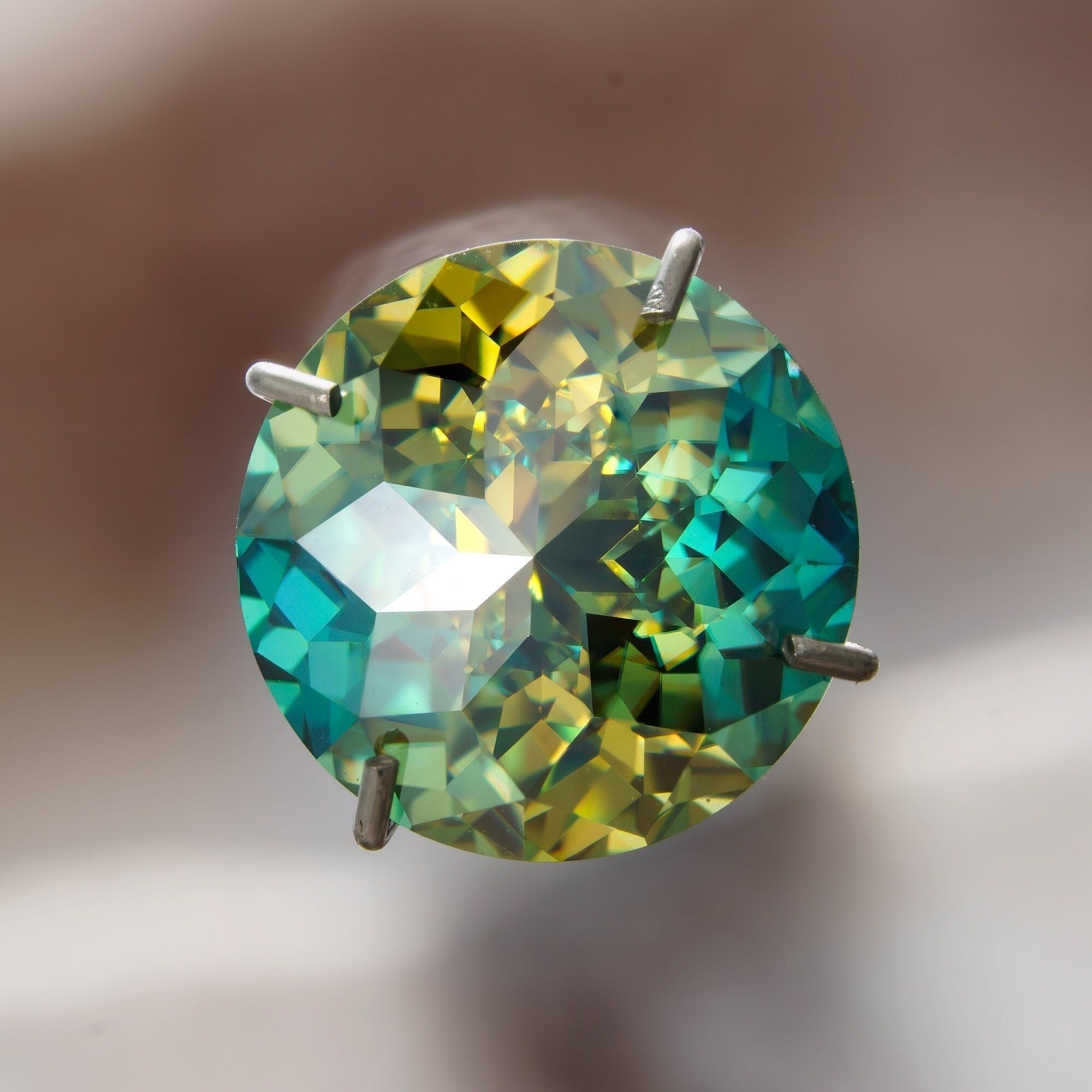 8mm 2ct loose moissanite turquoise gra certified round emperor fantasy cut