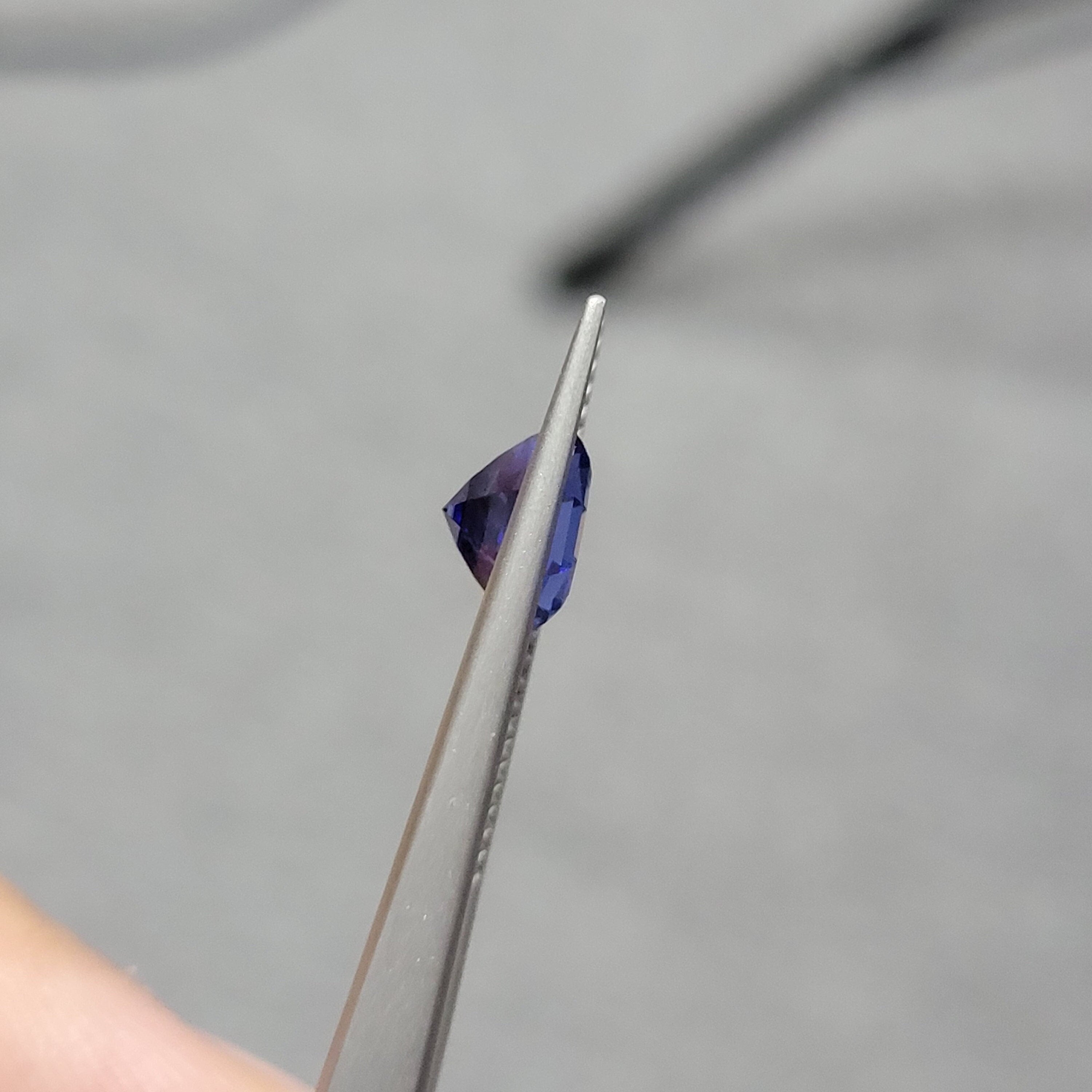 7mm loose  sapphire 2.16ct lab grown octagon cut, ceylon sapphire, blue gemstone
